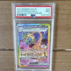 Alolan Exeggutor ex 242/191 Surging Sparks Holo ENG PSA 9 SIR - Image 2