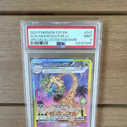 Alolan Exeggutor ex 242/191 Surging Sparks Holo ENG PSA 9 SIR - Image 3