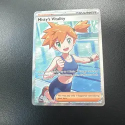 Pokemon 2026 Pitch Black Misty's Vitality SIR #111 MINT - Image 1