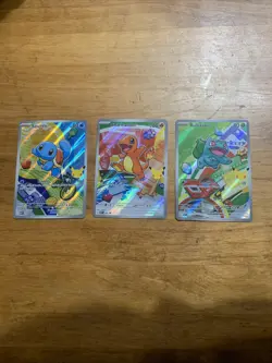 POKEMON FIRST PARTNER SERIES 1 KANTO STARTER SET - Image 1