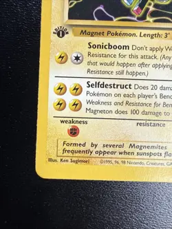 FREE SHIPPING Magnetron 1st Edition No. 26 Pokemon Fossil Non Holo - Image 5