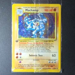 Pokemon TCG Machamp 8/102 1st Edition Sealed 100 HP ENG Seismic Toss - Image 1
