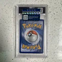 Pokemon PSA 9 Espeon & Deoxys GX SM240 2020 Black Star Promo TAG TEAM Holo EN - Image 2