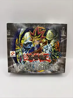 Yu-Gi-Oh! YUGIOH 1st EDITION METAL RAIDERS EMPTY DISPLAY BOX - Image 1
