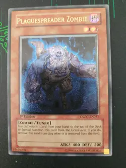 YuGiOh! Plaguespreader Zombie | CSOC-EN031 | 1st Edition | Ultimate Rare - Image 1