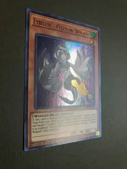 Yugioh Lyrilusc - Celestine Wagtail LED8-EN036 Ultra Rare 1st Ed NM Pack Fresh! - Image 2