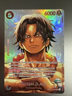 One Piece OP16 Portgas D Ace (SP) - ST15-005 - The Time Of The Battle - English - Image 1
