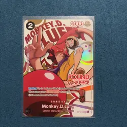 Monkey D. Luffy Round 1 One Piece Promo English NEAR MINT/MINT - Image 3