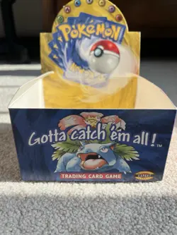 Vintage WOTC Pokemon TCG Empty Base Set Green Wing Booster Box - Image 1