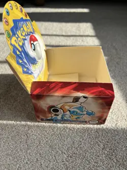 Vintage WOTC Pokemon TCG Empty Base Set Green Wing Booster Box - Image 3