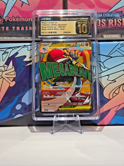 Mega Lucario ex 228/193 MA Mega Dream ex Japanese Pokemon Card CGC 10 Pristine - Image 1