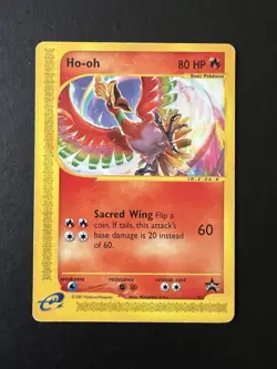 Pokemon Black Star Promo Ho-oh Regular 80 HP 52/53 Basic 2002 TCG Card - Image 1