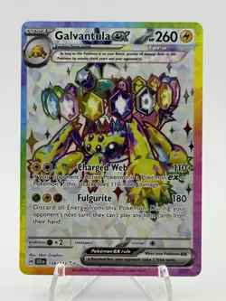 Galvantula ex 159/142 Sv07: Stellar Crown Holo Near Mint Pokemon Card - Image 1