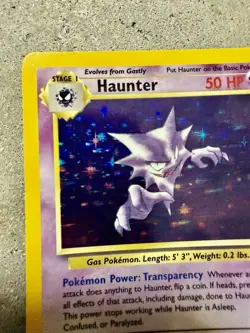 Pokemon Haunter 6/62 Holo Rare Fossil Unlimited WOTC 1999 Vintage TCG Card - Image 4