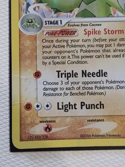 Cacturne 15/100 Delta EX Crystal Guardians Holo Stamped Rare Pokemon Card - Image 5