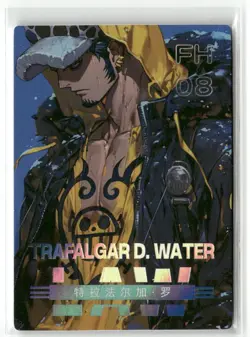 TRAFALGAR LAW FH FH-08 CULTURAL CREATION Thick One Piece Anime Collectible Card - Image 1