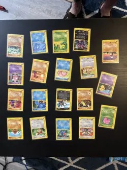 e reader pokemon card lot aquapolis & expedition vintage (19 cards) - Image 1