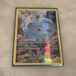 Pokemon TCG Manaphy XY113 Black Star Promo Holo Card LP - Image 1