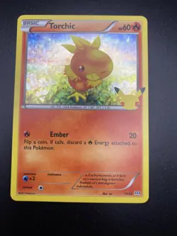Torchic 11/25 mcdonalds promo pokemon card - Image 1