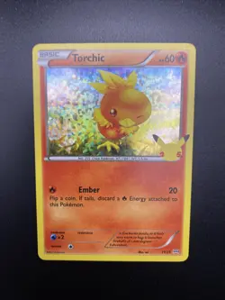Torchic 11/25 mcdonalds promo pokemon card - Image 3
