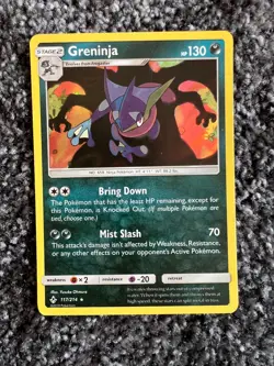 Pokemon Cards Greninja Rare Holo 117/214 Unbroken Bonds LP/NM Cond - Image 2