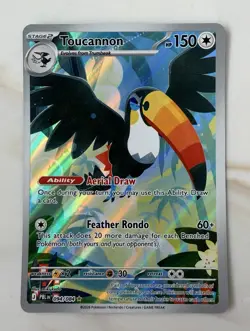 Pokemon Toucannon 094/084 Illustration Rare IR Pitch Black Holo NM Card - Image 1