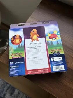 Pokemon TCG Pokemon GO Charmander Pin Collection Box Sealed New Promo Card - Image 2