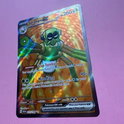 Spidops ex 223/198 NM Full Art Ultra Rare Scarlet & Violet Base Pokemon Card TCG - Image 5