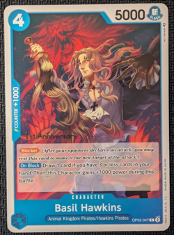 Basil Hawkins (1st Anniversary Stamp) OP05-047 Common One Piece Card - Image 1