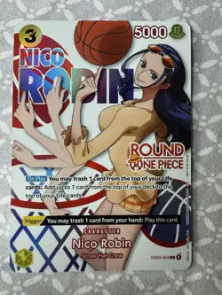 Nico Robin ROUND 1 One Piece Card Promo (English) - Image 1