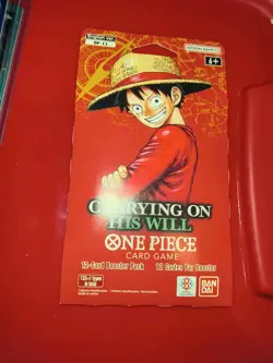 One Piece OP-13 Carrying on His Will Sleeved Booster Packs (Lot of 5 sealed) - Image 1