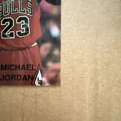 Michael Jordan Chicago Bulls #23 Promo Sports Trading Card Bottom of the Net - Image 4