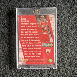 Upper Deck 1997-98 Collector's Choice Crash the Game Michael Jordan #R30 - Image 2