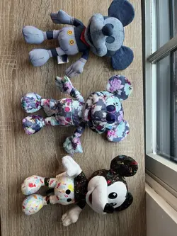 Disney Year of The Mouse Plush Mickey Mouse Plush Limited 2020 Set Of 3 - Image 1