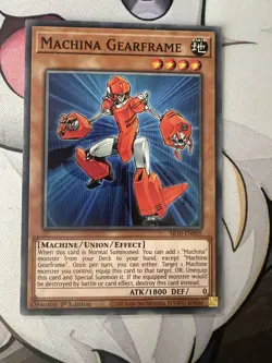 Machina Gearframe SR10-EN005 Yu-Gi-Oh! Card Common 1st Edition - Image 1
