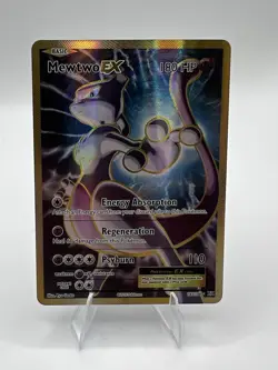 Pokemon Mewtwo EX TCG Full Art Holo Ultra Rare Card 103/108 XY Evolutions a123 - Image 1