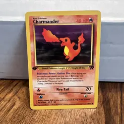 Pokemon TCG Charmander Team Rocket 50/82 Regular 1st Edition - Image 1