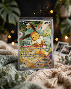 Pokemon Eevee 173 Prismatic Evolutions Pokemon Center Stamped Promo - Image 1