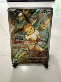 Pokemon Eevee 173 Prismatic Evolutions Pokemon Center Stamped Promo - Image 2