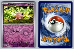 Clefairy 081/197 Reverse Holo Common Obsidian Flames Pokemon NM - LP - Image 3
