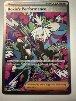 Roxie's Performance 121/086 Special Illustration Rare Chaos Rising Pokemon NM - Image 1