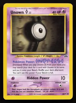 Unown [I] 68/75 Neo Discovery Common Pokemon Unlimited LP - Image 1