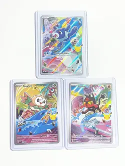 Pokemon TCG First Partner Illustration Collection Series 1 Promo Set of 3 - Image 1