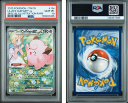 Pokemon 2025 Journey Together Lillie's Clefairy ex #184/159 SIR PSA 10 Gem Mint - Image 3