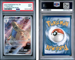 Pokemon SV02 Paldea Evolved 2023 Tyranitar #222/193 Illustration Rare PSA 9 Mint - Image 3