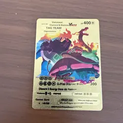 Pokemon TCG Venusaur Charizard & Blastoise VMAX TAG TEAM Holo 400 HP EN - Image 1