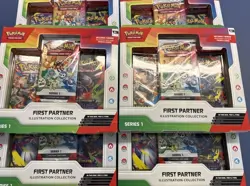 Pokemon TCG First Partner Illustration Collection Series 1 New Sealed Lot of 26 - Image 1
