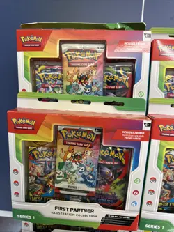 Pokemon TCG First Partner Illustration Collection Series 1 New Sealed Lot of 26 - Image 4
