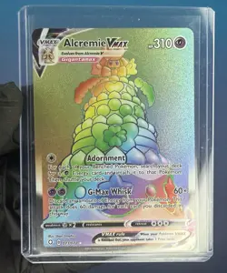 Alcremie VMAX 073/072 Secret Rare Full Art Holo Champion's Path Pokemon TCG - Image 1