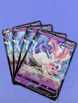Sylveon V - 040/069 - RR s6a Holo Eevee Heroes Korean - Pokemon - NM - Image 4